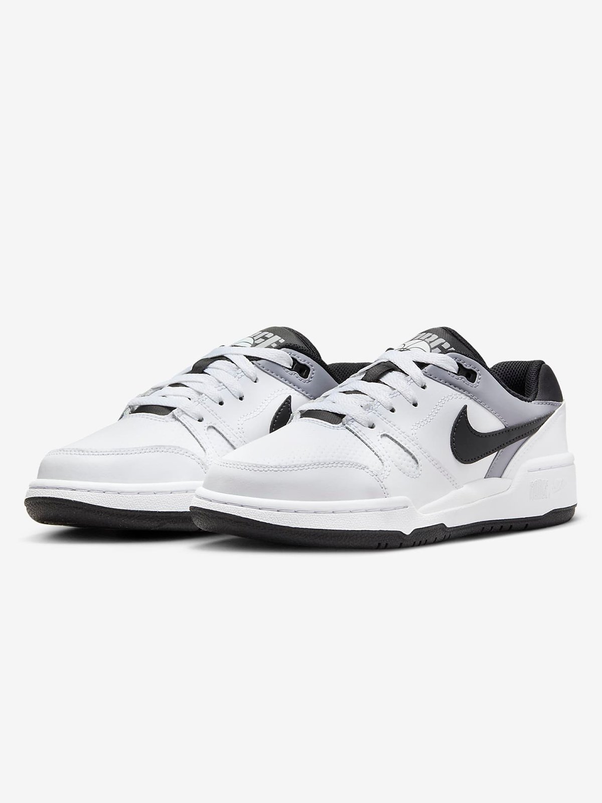 Nike Full Force Low Hvit/Pewter/Svart/Svart