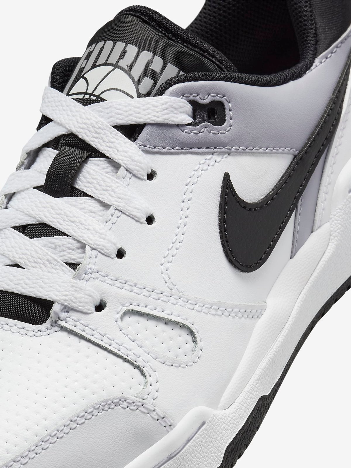 Nike Full Force Low Hvit/Pewter/Svart/Svart