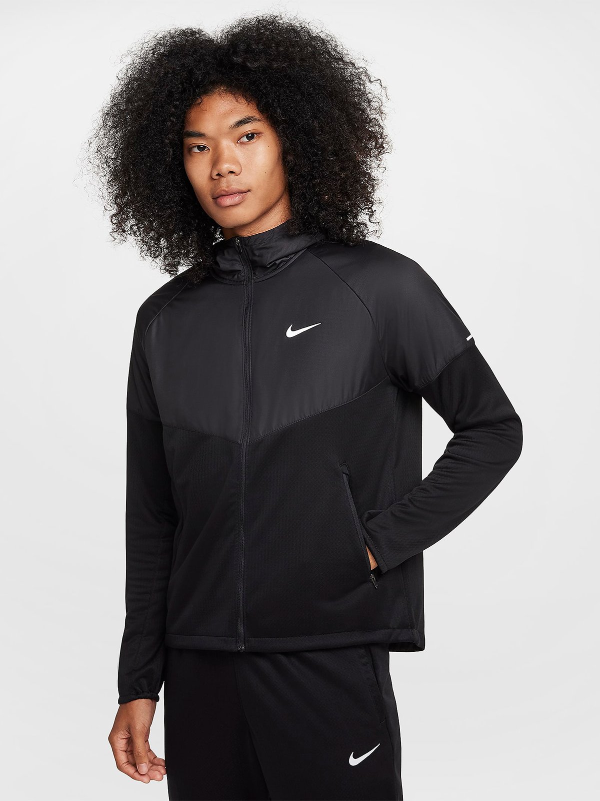 Nike Therma-Fit Water-Repellent Running Jacket Black