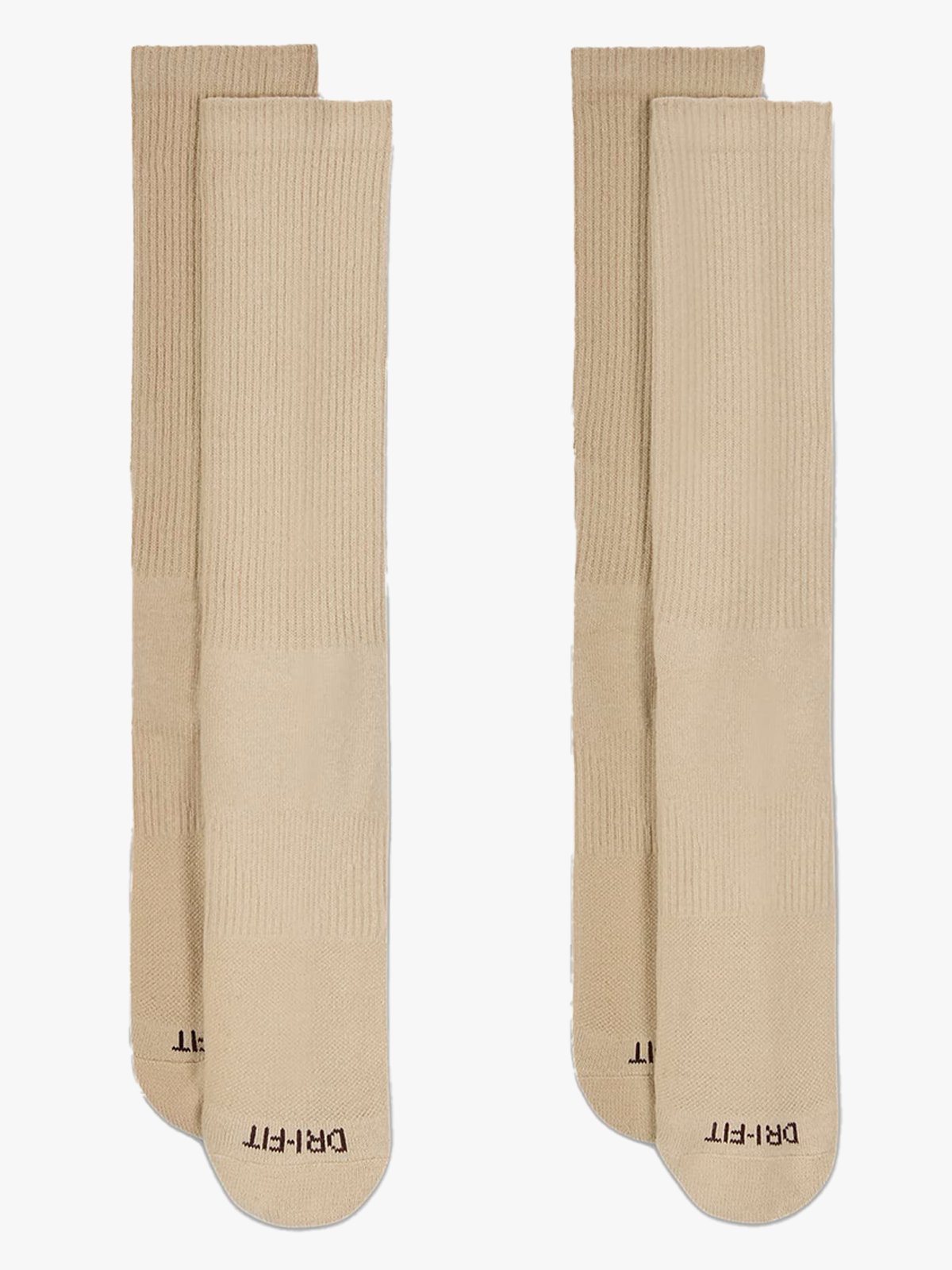 Nike Everyday Cushioned Crew Socks 2pk Sanddrift/Earth