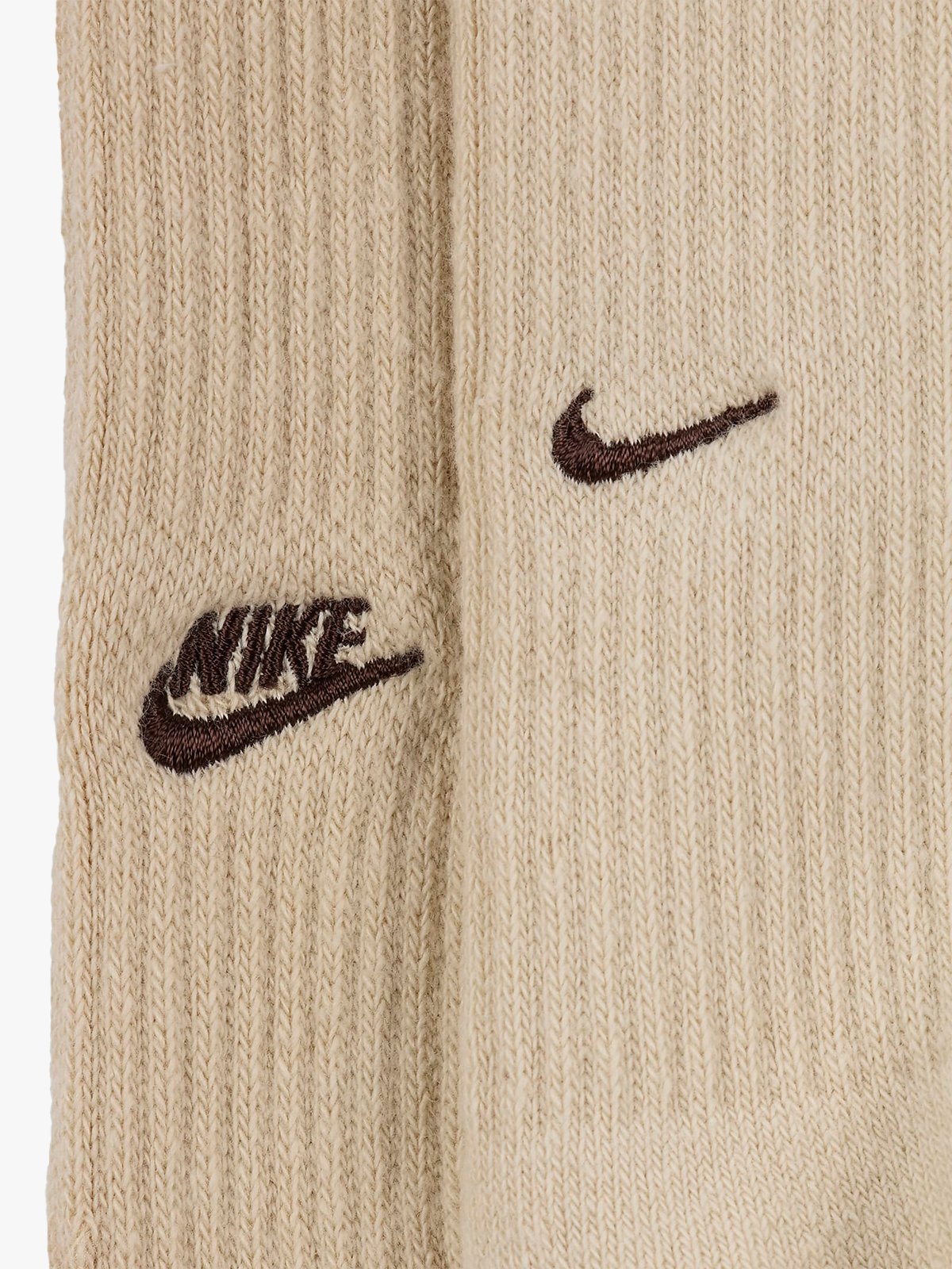 Nike Everyday Cushioned Crew Socks 2pk Sanddrift/Earth