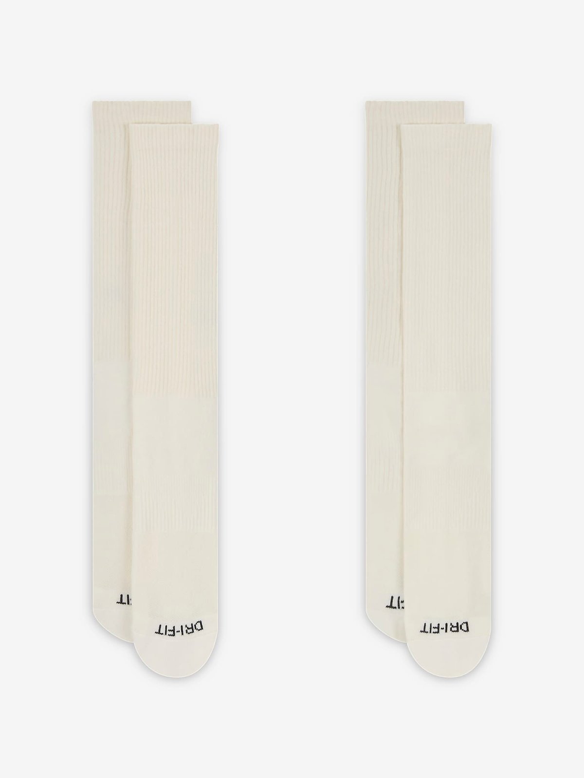 Nike Everyday Cushioned Crew Socks 2pk Sail / Black