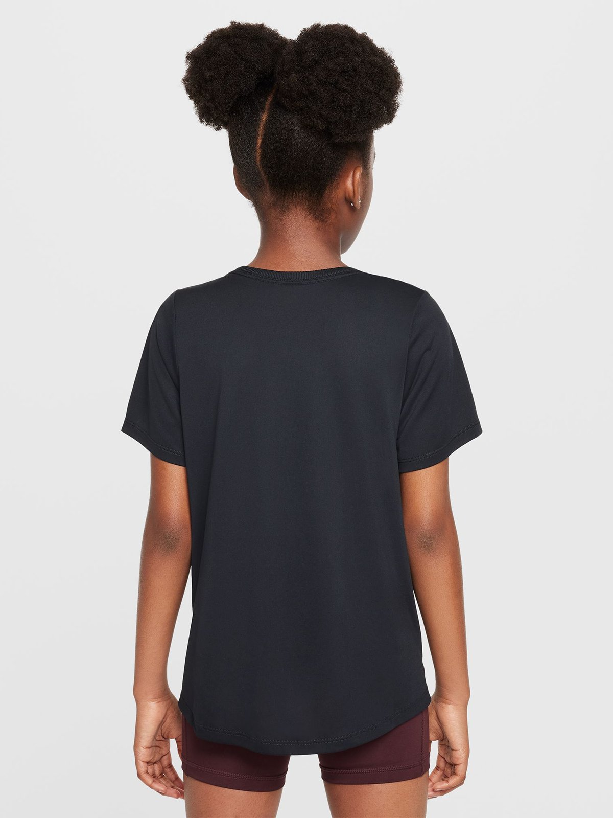 Nike One Fitted Tee Black / White