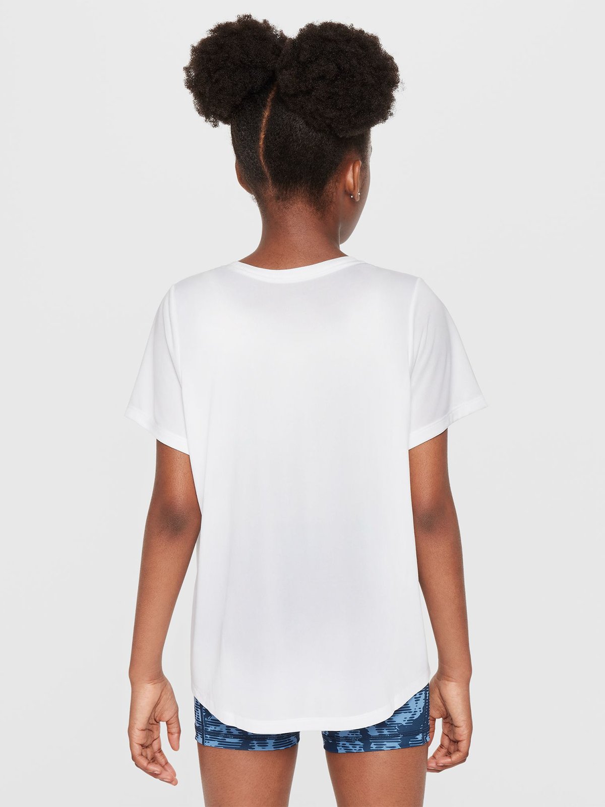 Nike One Fitted Tee Hvit