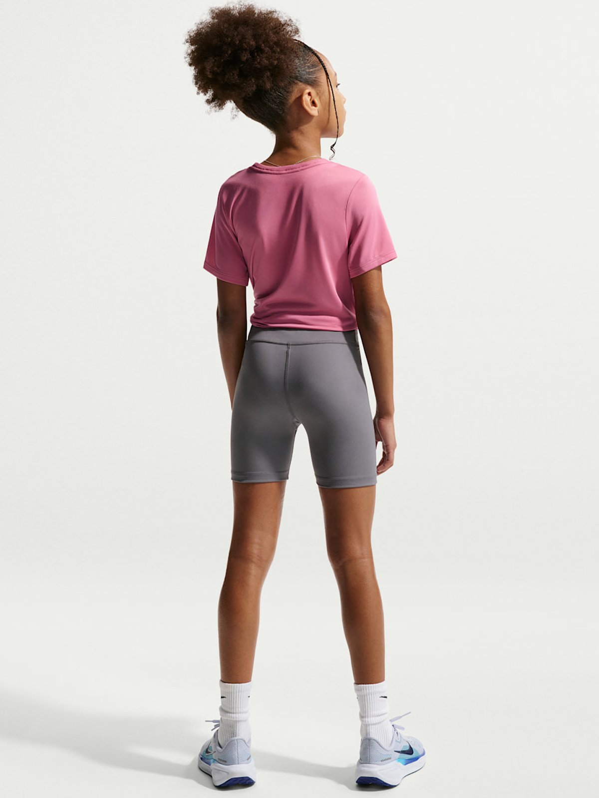 Nike One Fitted Tee Peony / White