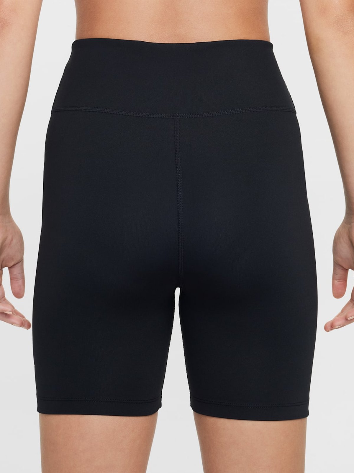 Nike One Dri-FIT 5" Biker Shorts Black / White