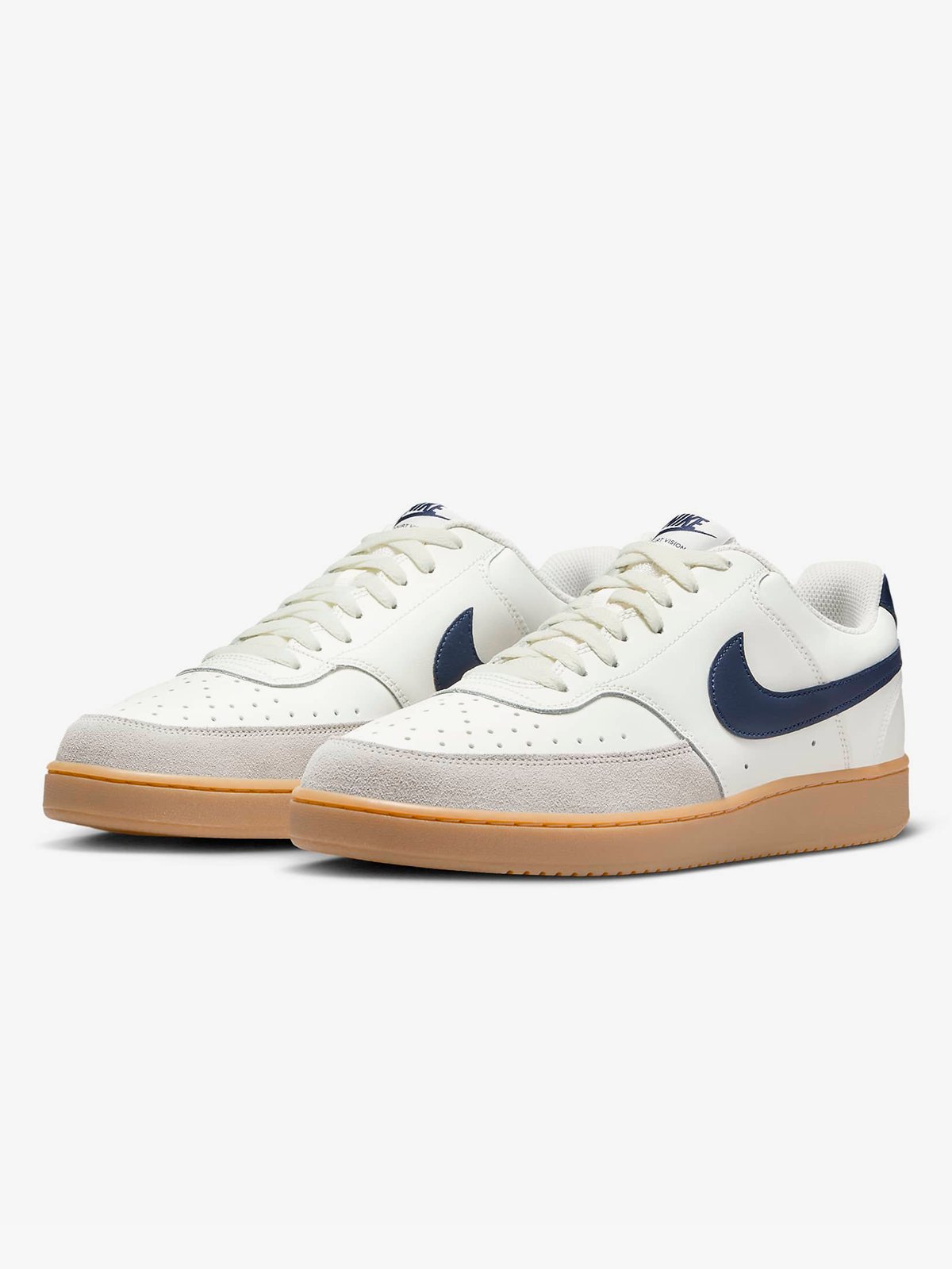 Nike Court Vision Low Sail/Gum Light Brown/Light Iron Ore/Midnight Navy