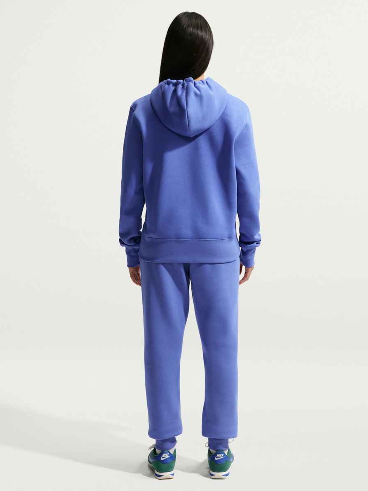 Nike Pheonix Fleece Standard Pullover Hoodie Medium Blue / Sail