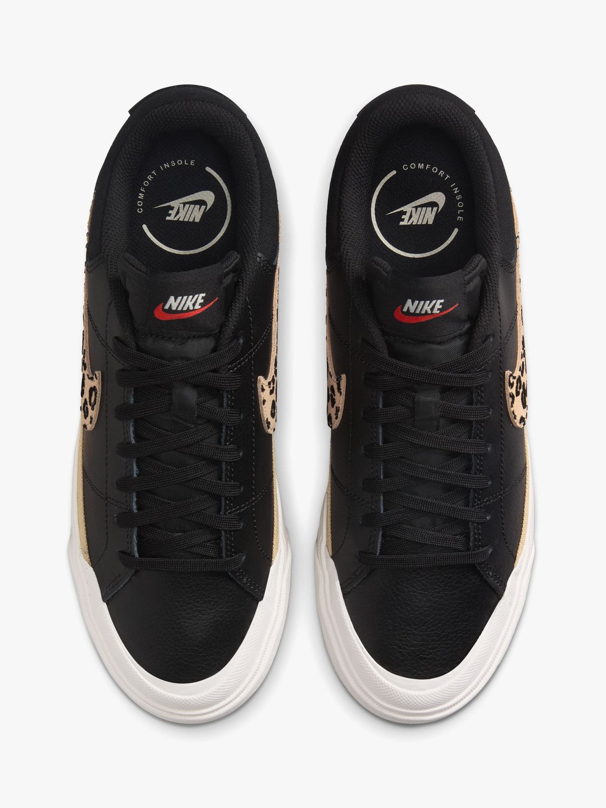 Nike Court Legacy Lift Black / Khaki / Sail / Picante Red