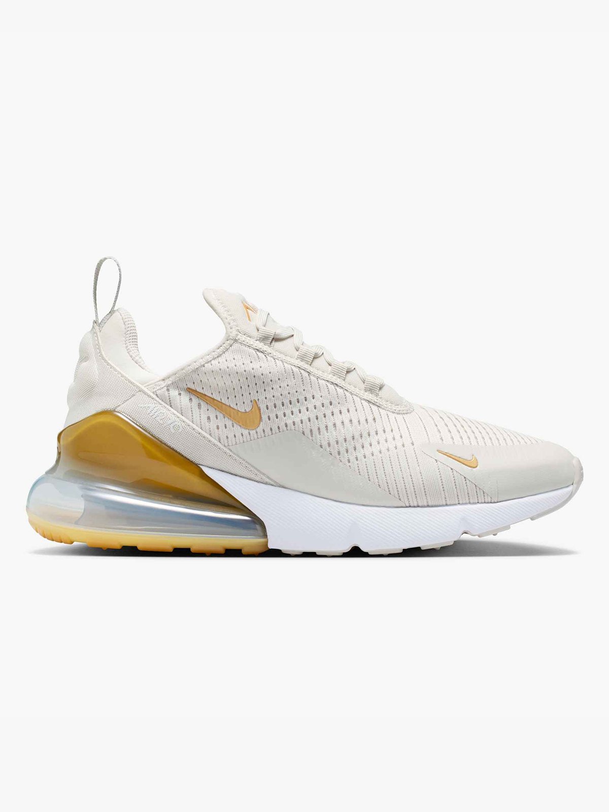 Nike Air Max 270 Light Bone / Metallic Gold / White