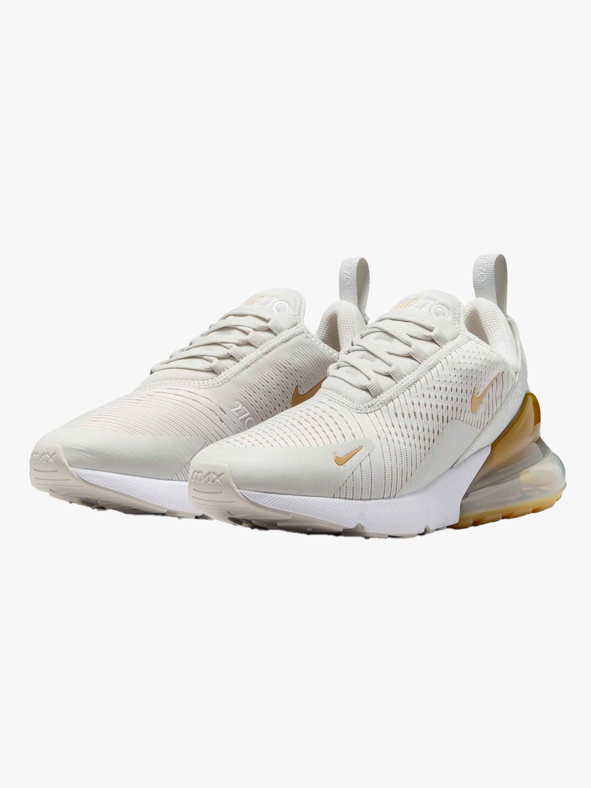 Nike Air Max 270 Light Bone / Metallic Gold / White