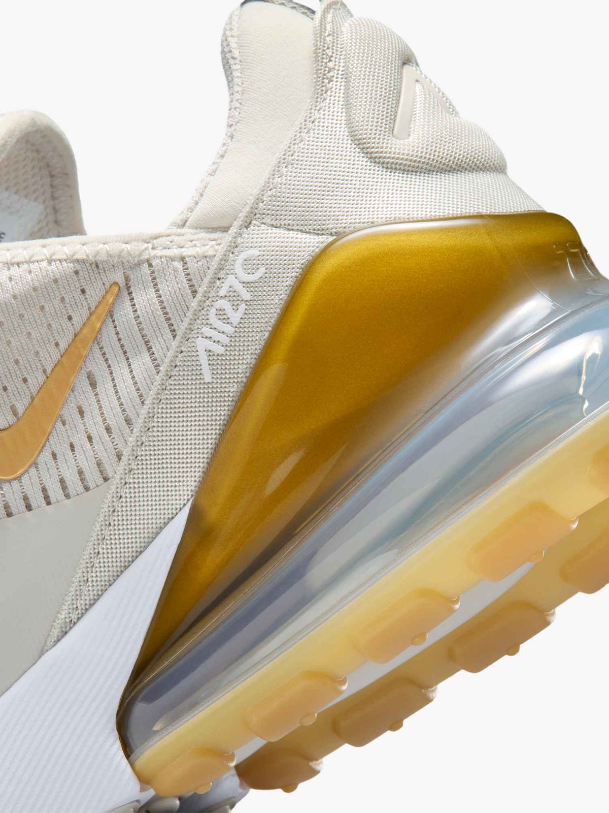 Nike Air Max 270 Light Bone / Metallic Gold / White