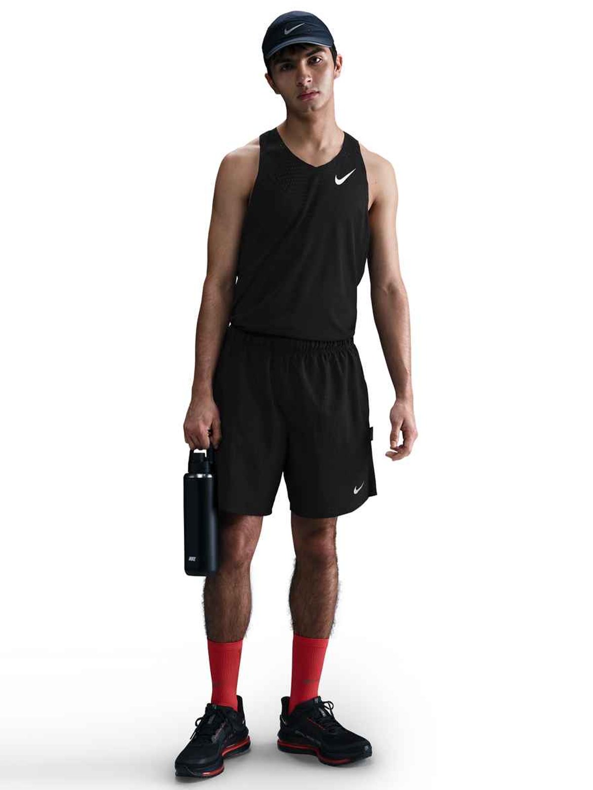 Nike Challenger Breathe Dri-Fit 7" 2-in-1 Running Shorts Black / Reflective Silver