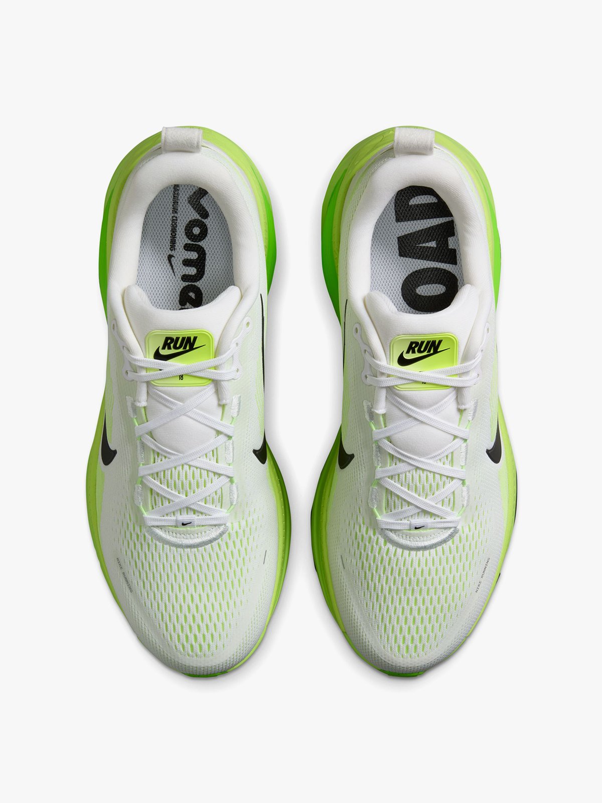 Nike Vomero 18 White / Black / Electric Green / Volt