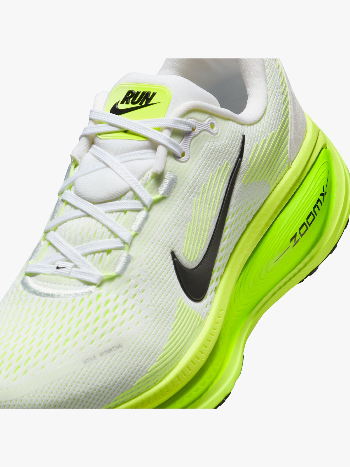 Nike Vomero 18 White / Black - electric green