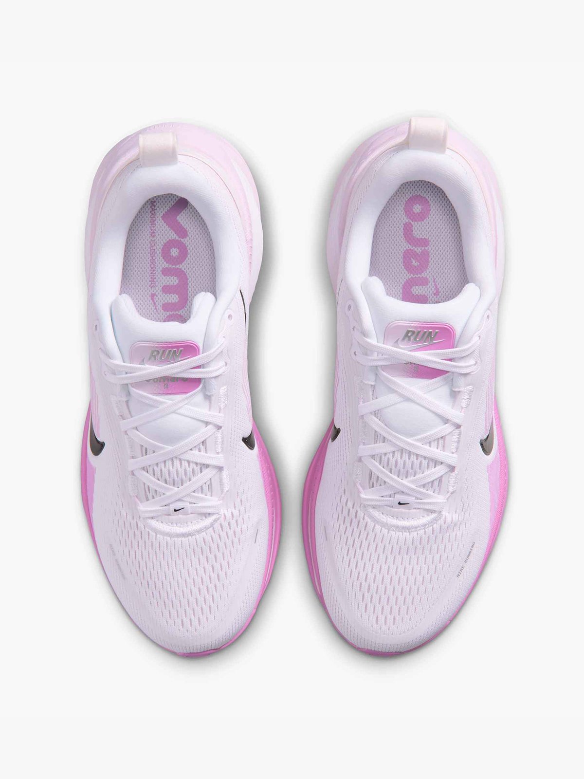 Nike Vomero 18 White / Black / Bleached Lilac / LT Magenta