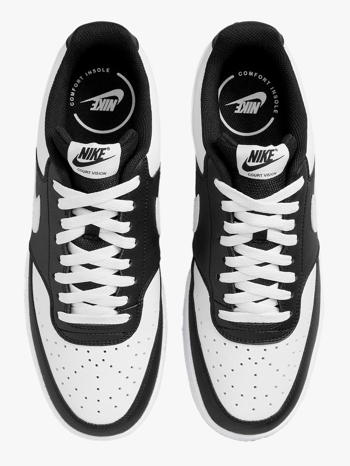 Nike Court Vision Low Black / White