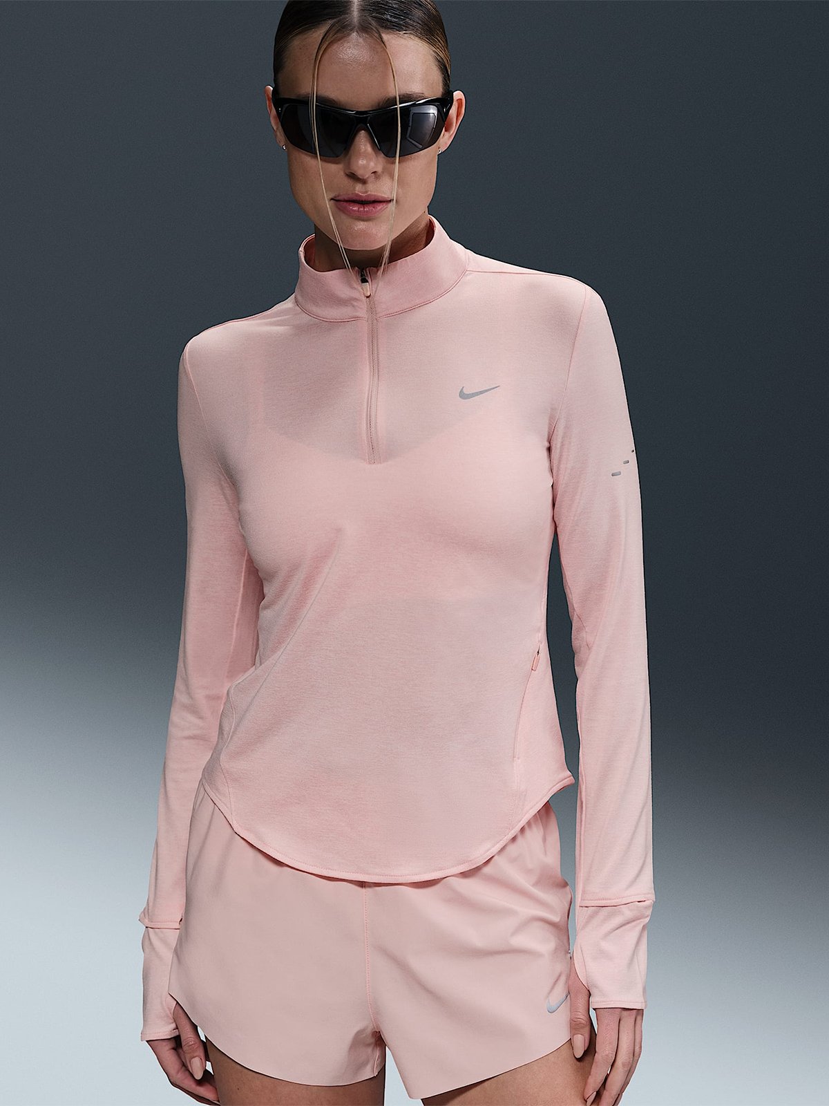 Nike Swift Dri-Fit UV Half-Zip Top Atmosphere / Heather
