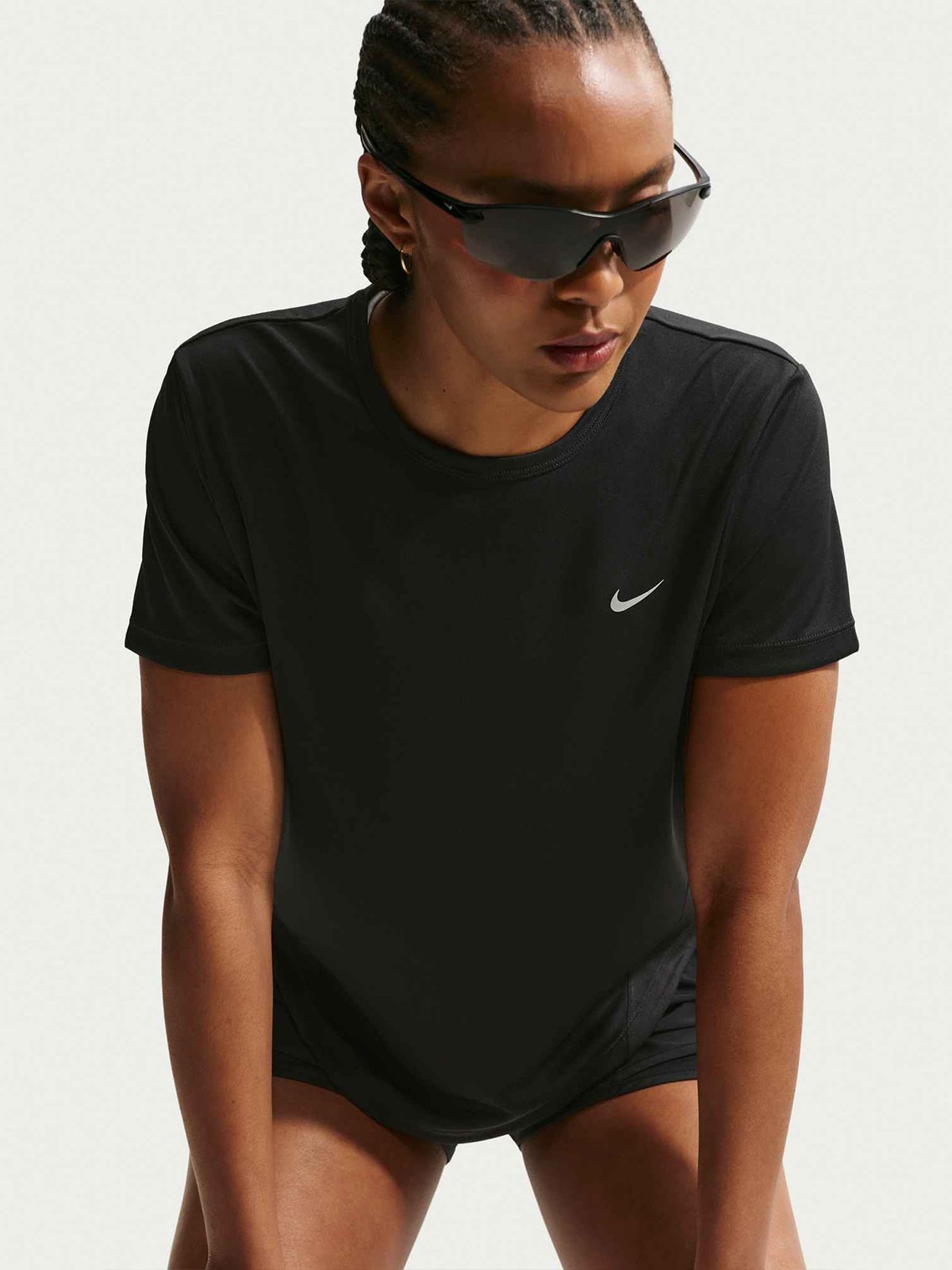 Nike Tempo Dri-Fit Short Sleeve Top Black