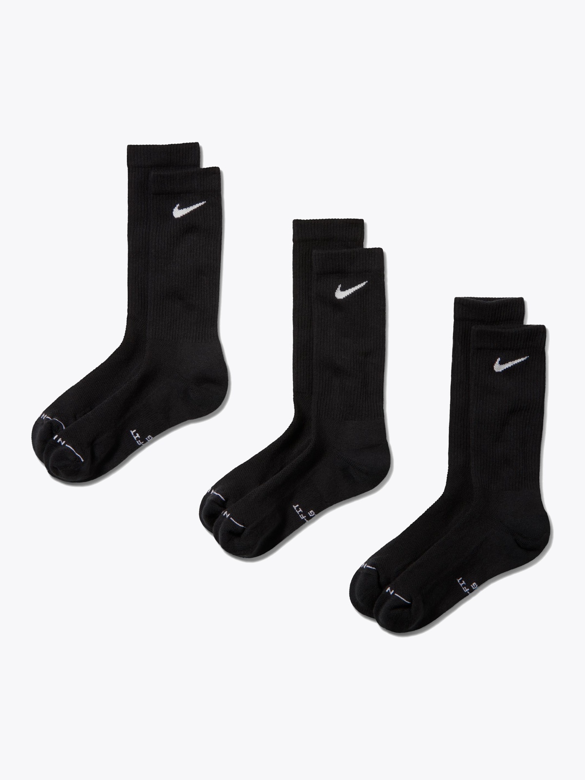 Nike Everyday Elevated Crew Socks 3-pack Sort