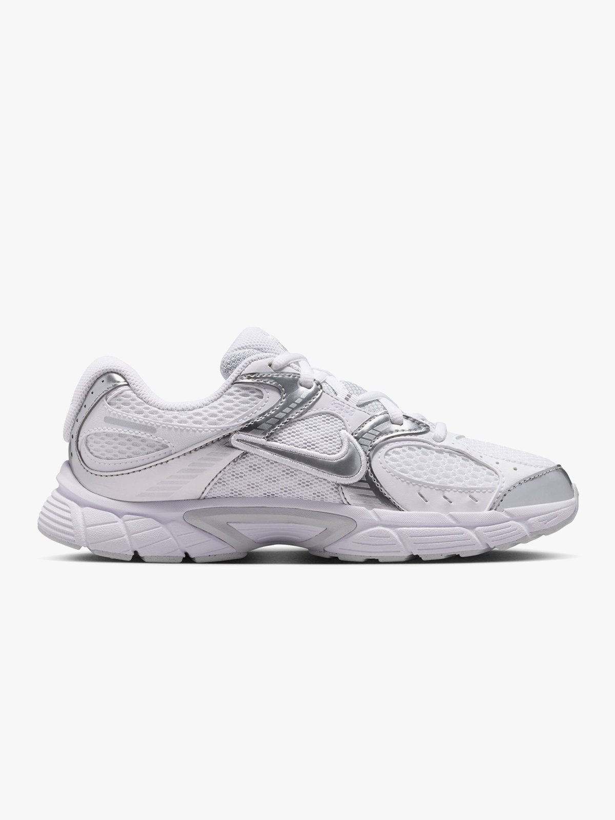 Nike V5 RNR Grade School White / Metallic Silver