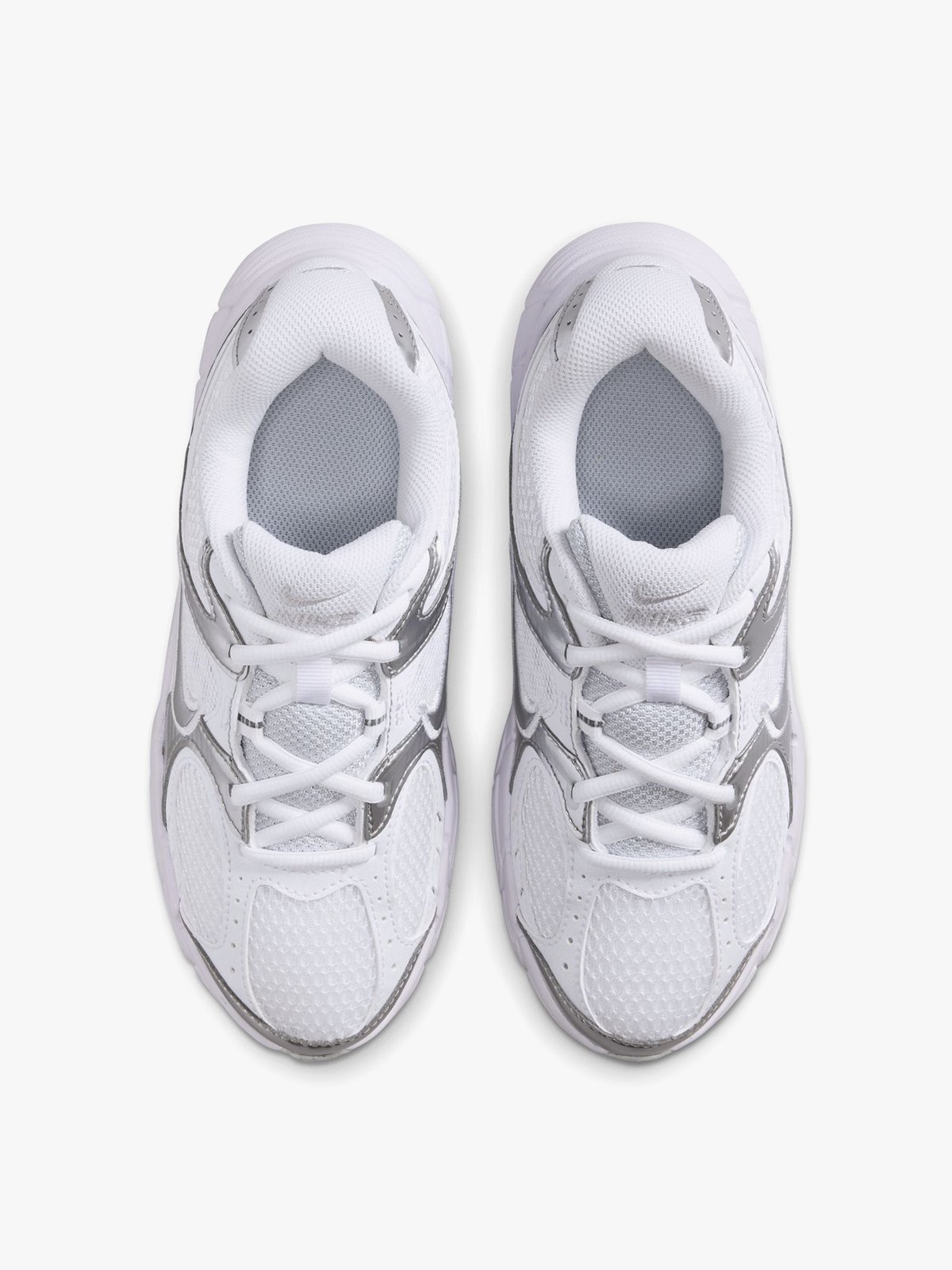 Nike V5 RNR Grade School White / Metallic Silver