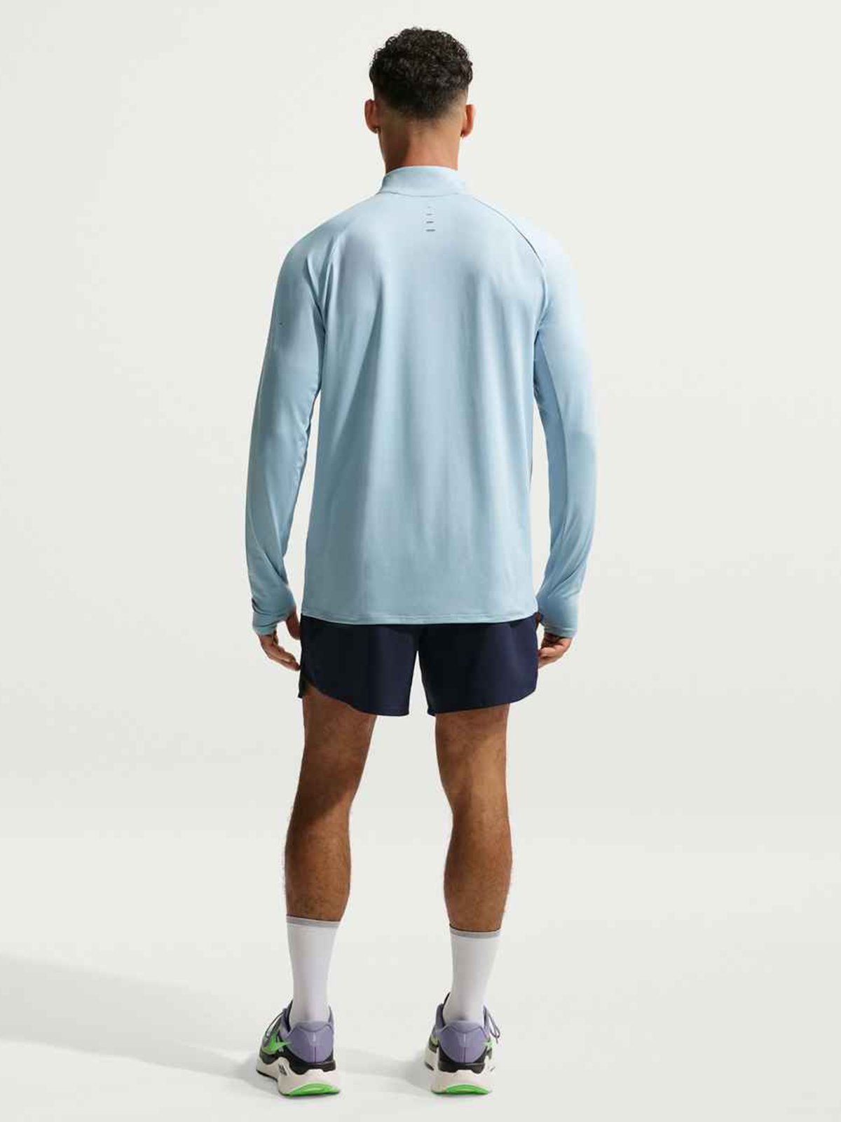 Nike Dri-Fit Stride Half-Zip Midlayer Armory Blue / Reflective Silver