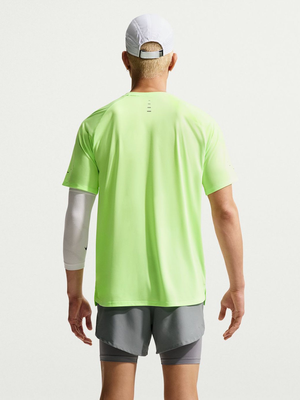 Nike Dri-Fit Advanced Stride Short Sleeve Top Lime Blast / Reflective Silver