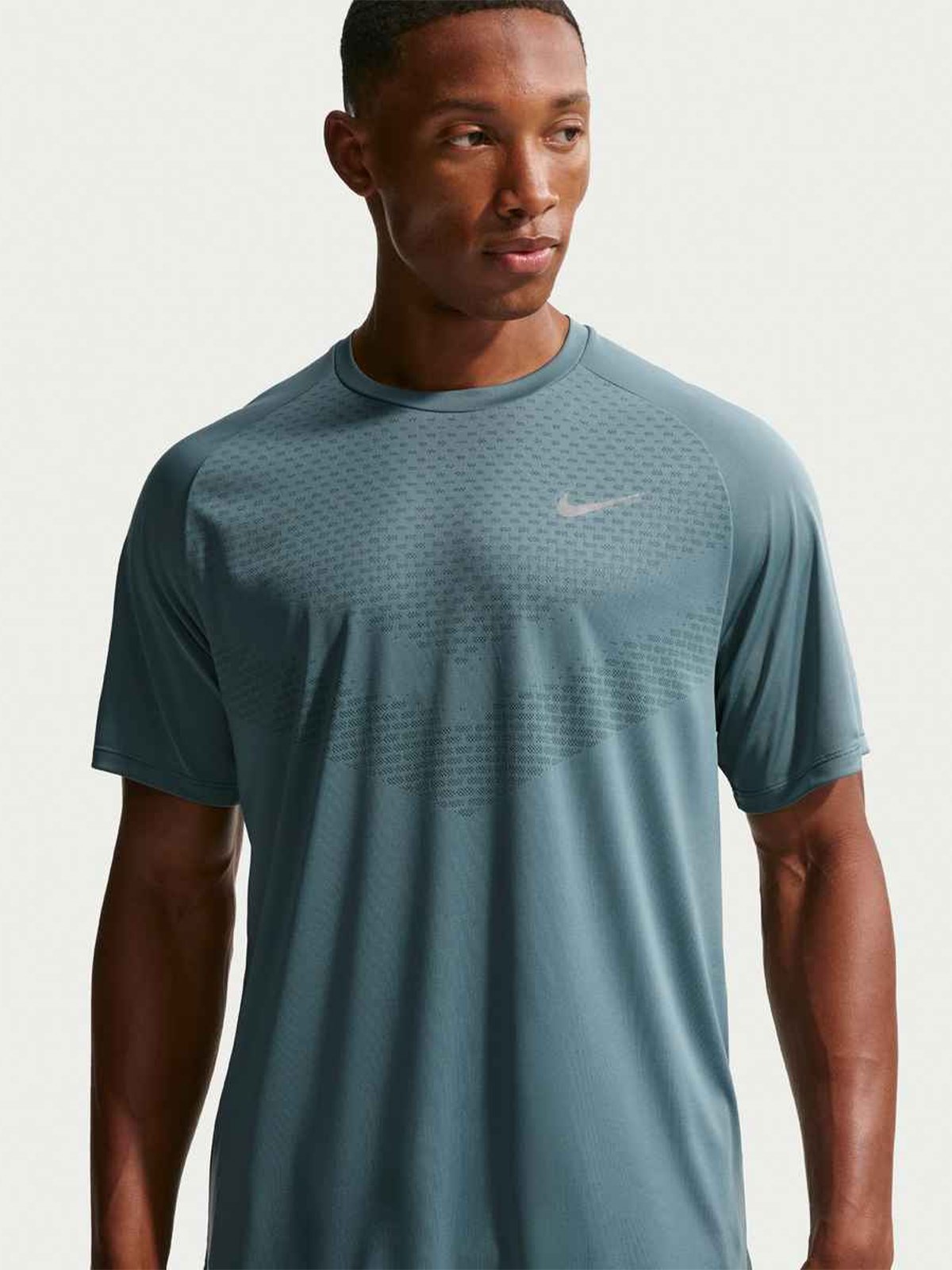 Nike Dri-Fit Advanced Stride Short Sleeve Top Mineral Slate / Reflective Silver