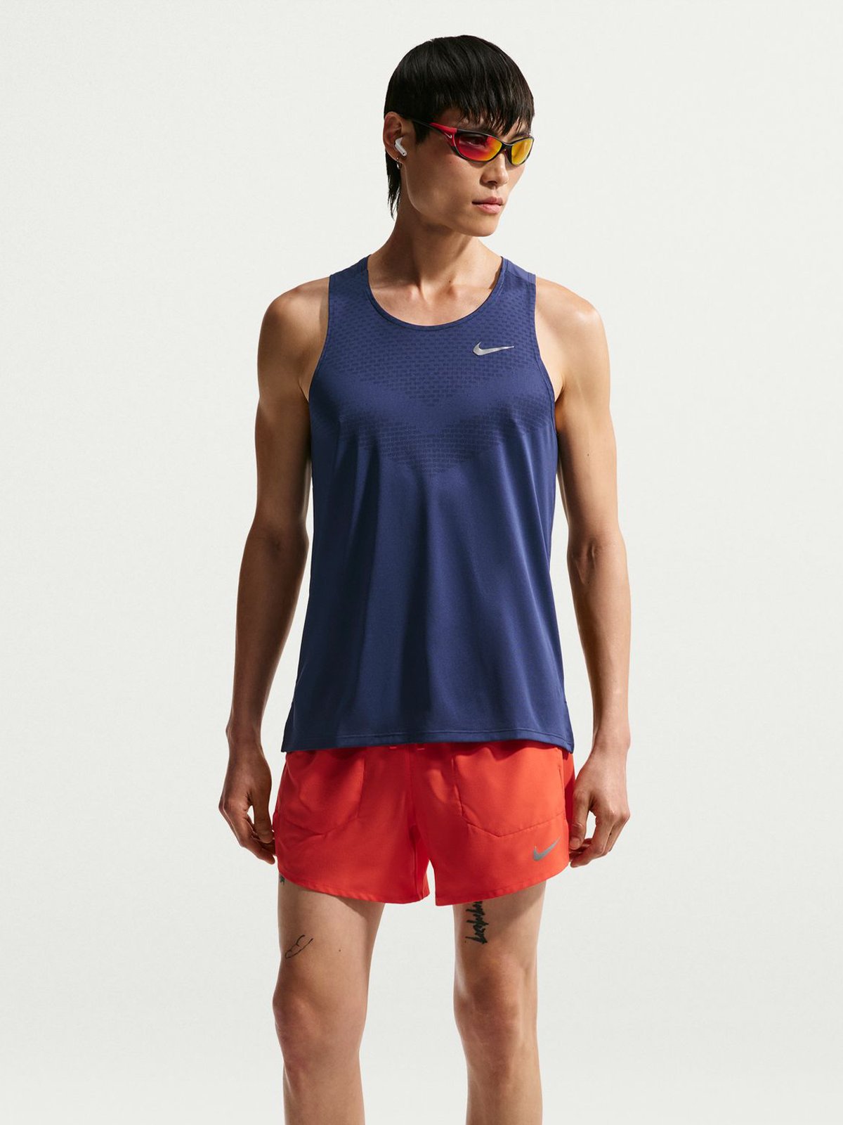 Nike Dri-Fit Adv Stride Tank Midnight Navy / Reflective Silver