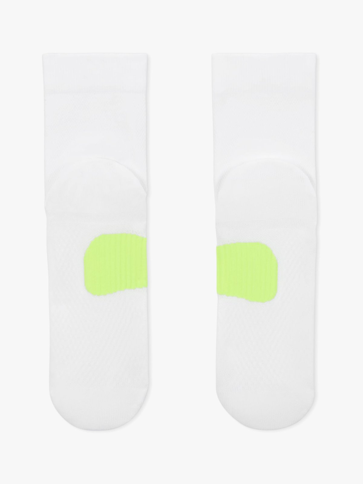 Nike Fast Midweight Microcrew 1 Pair 168 White / Volt / Black