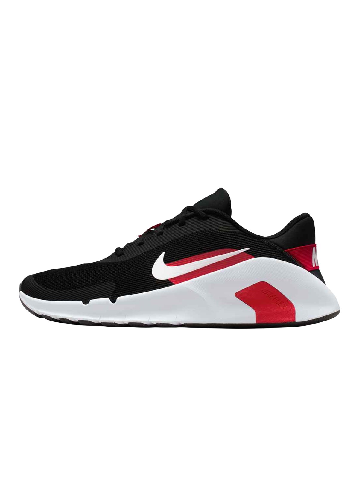 Nike Flex Train Black / White-University Red
