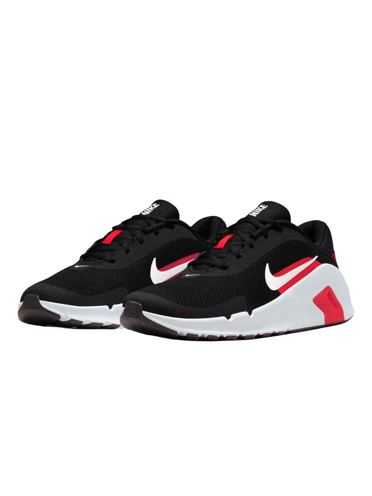 Nike Flex Train Black / White-University Red