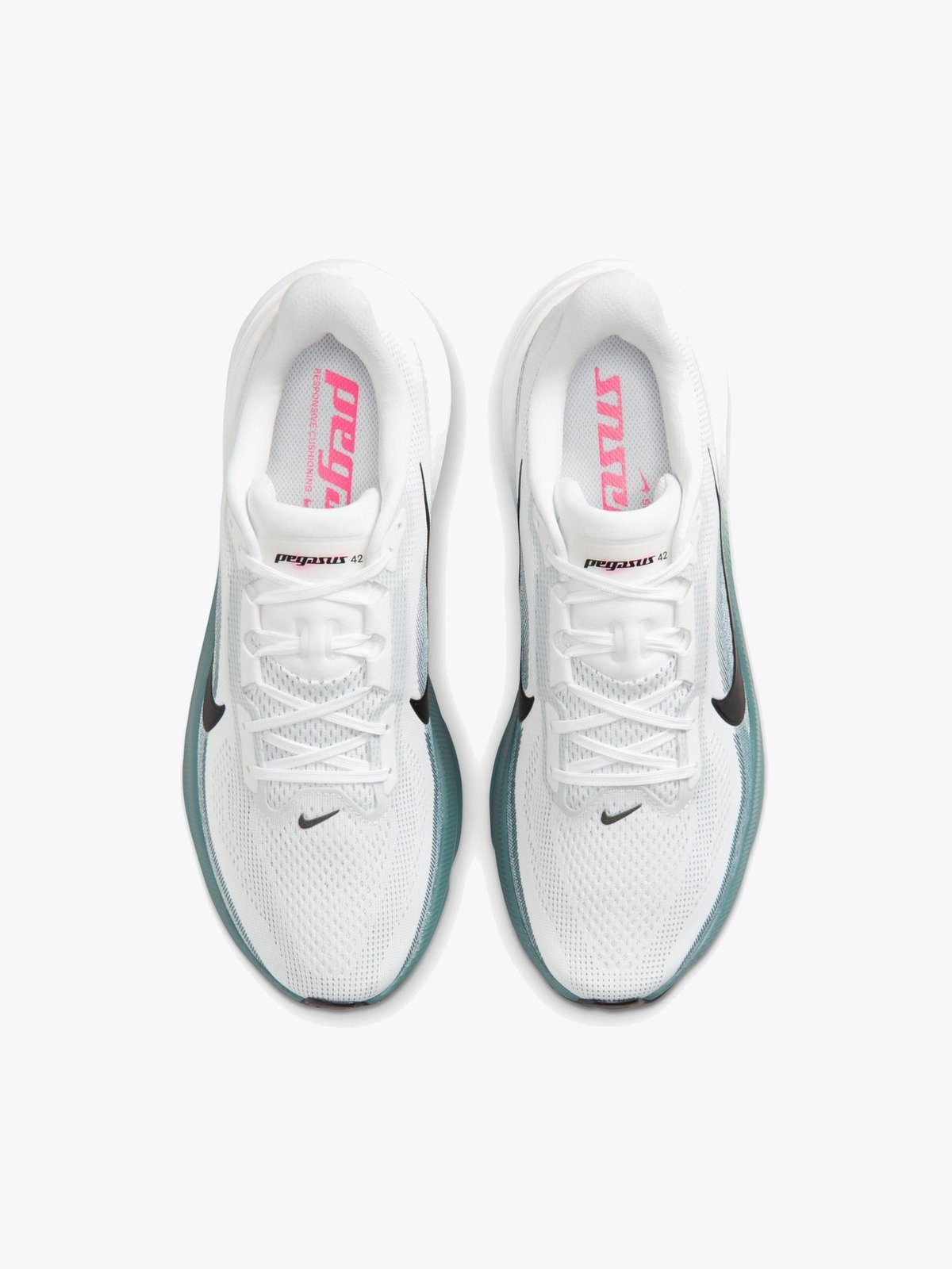 Nike Pegasus 42 White / Black / Mineral Slate / Hyper Pink
