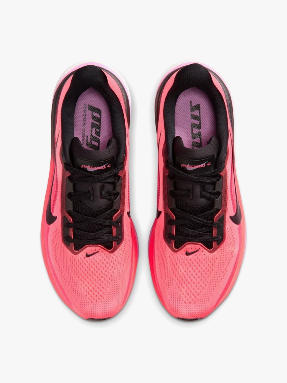 Nike Pegasus 42 Lava Glow / Black / Flash Crimson / LT Magenta