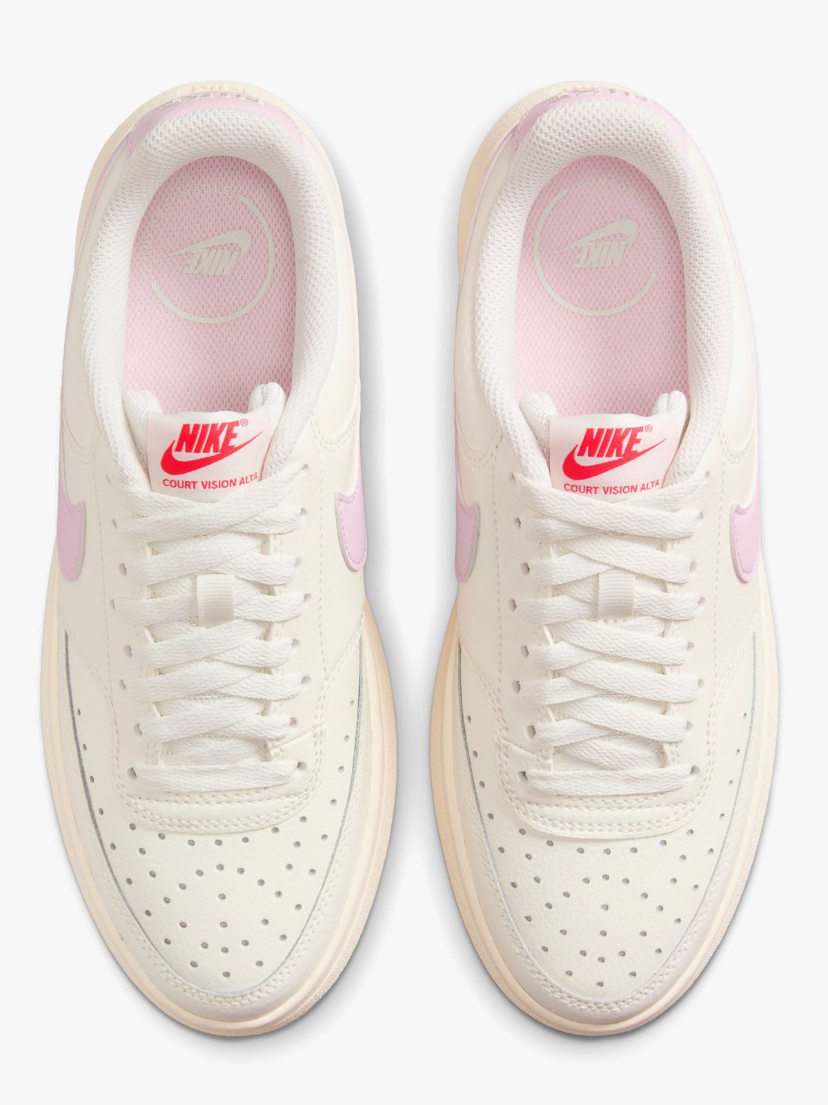 Nike Court Vision Alta Leather Sail / Pink Foam / Pale Ivory
