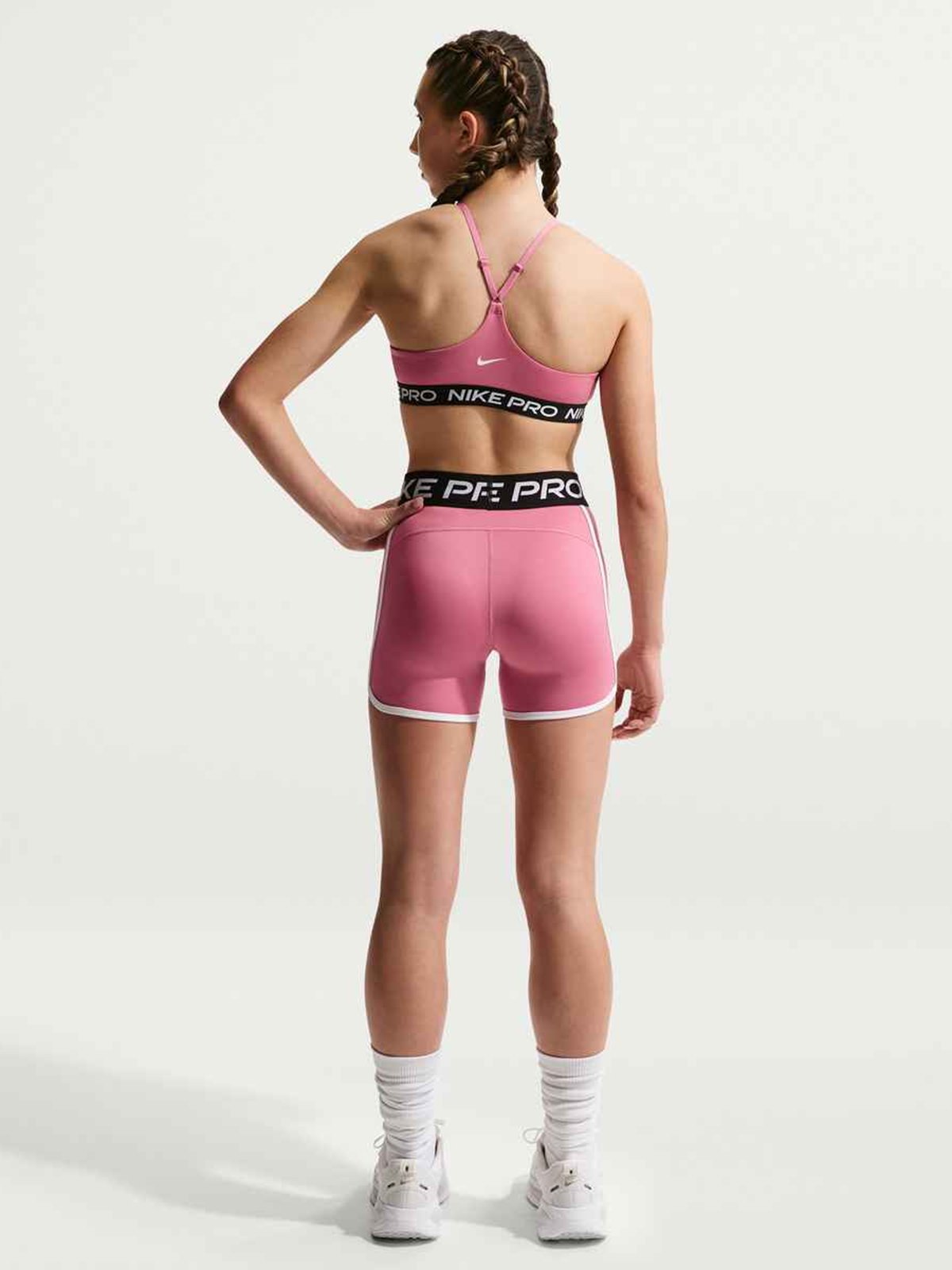 Nike Pro Indy Bra Peony / Black / White