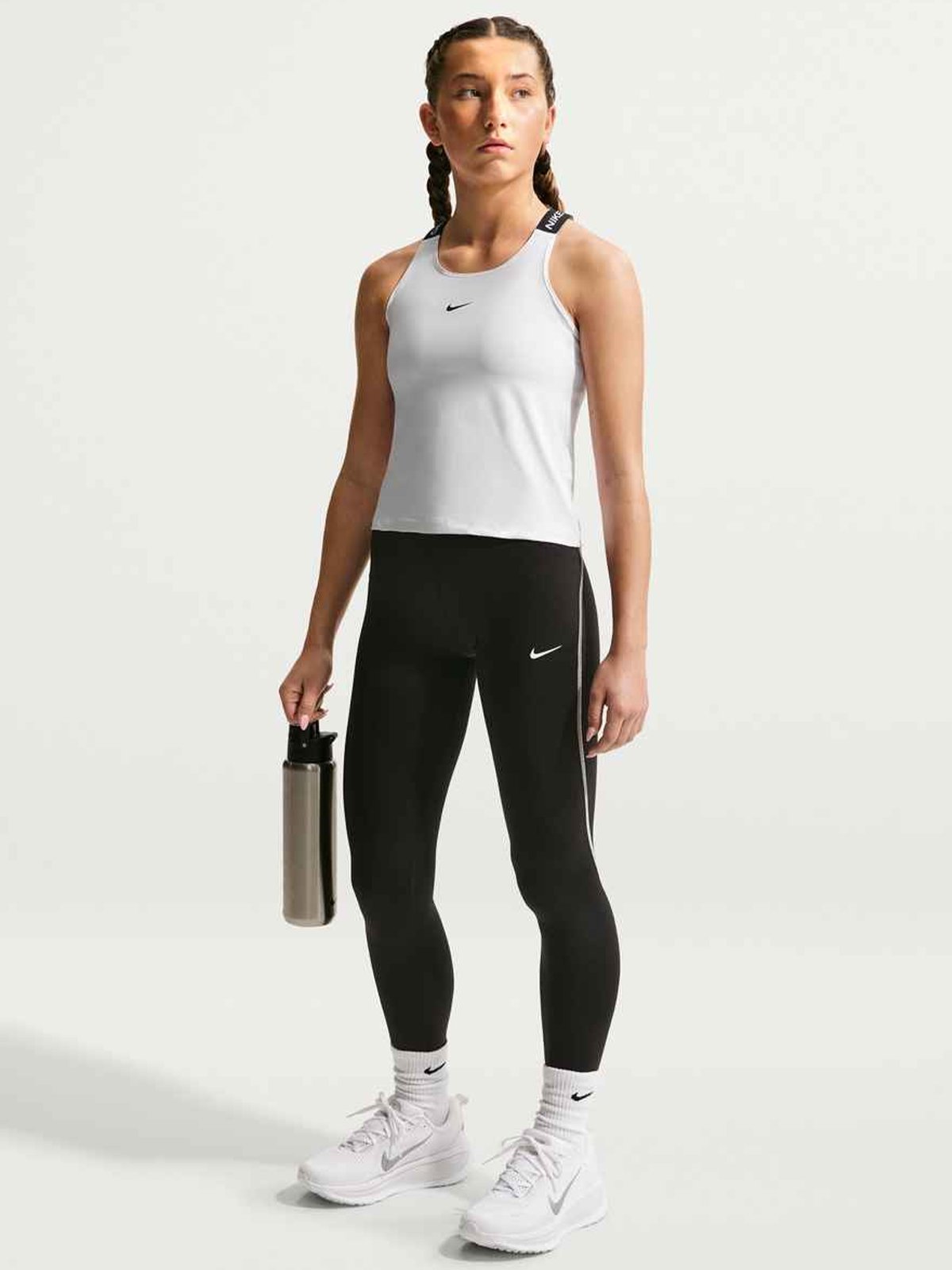 Nike Pro Tank White / Black