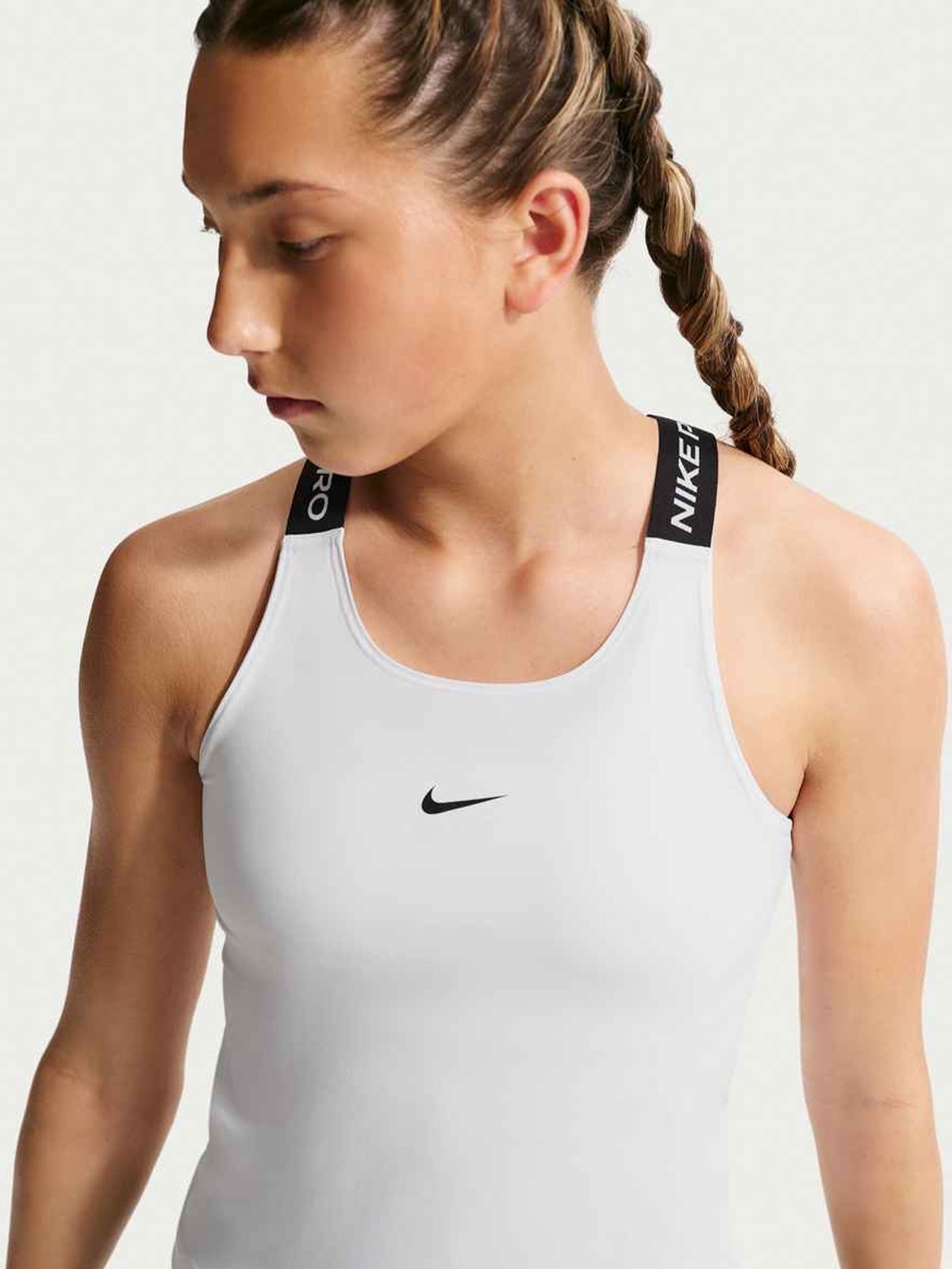Nike Pro Tank White / Black
