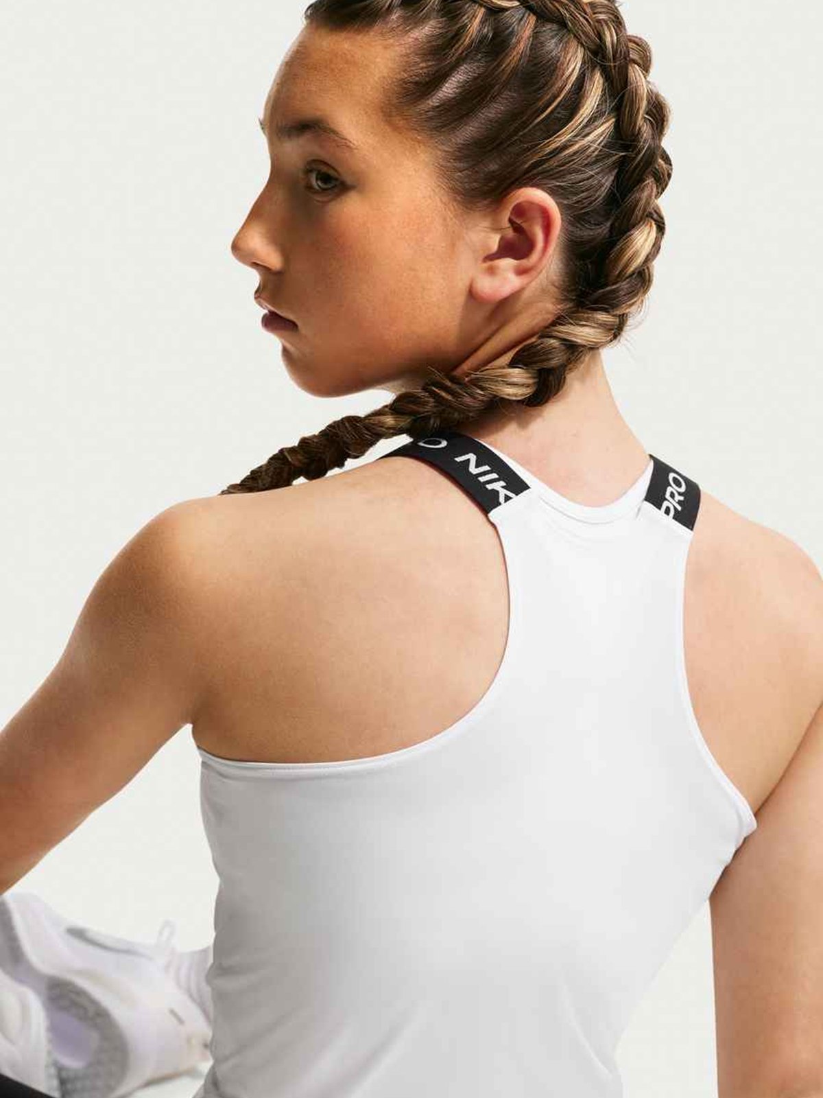 Nike Pro Tank White / Black