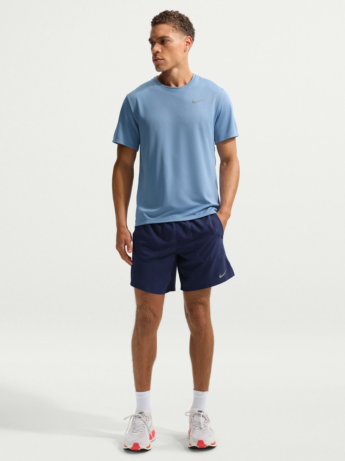 Nike Dri-Fit Stride 7" Shorts Midnight Navy/ Reflective Silver