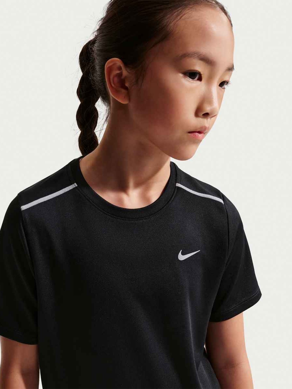 Nike Miler Tee Black / Reflective Silver