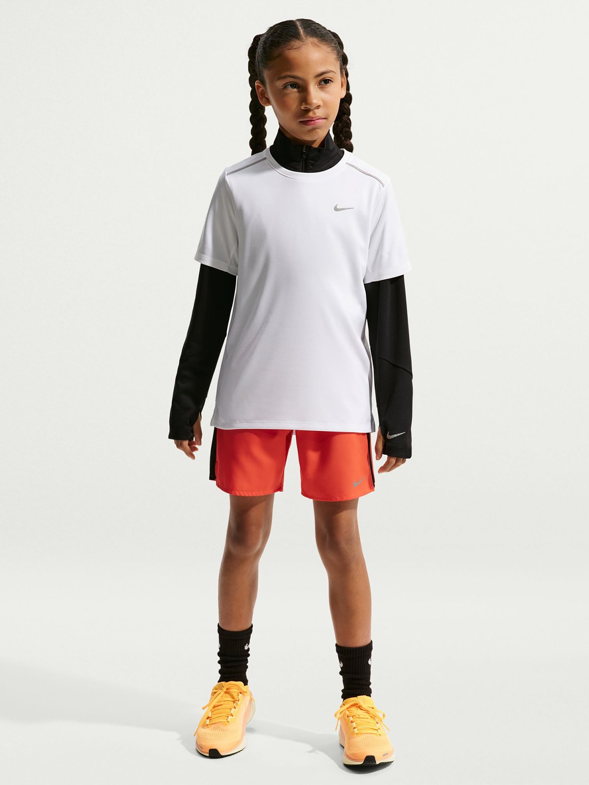 Nike Miler Tee White / Reflective Silver
