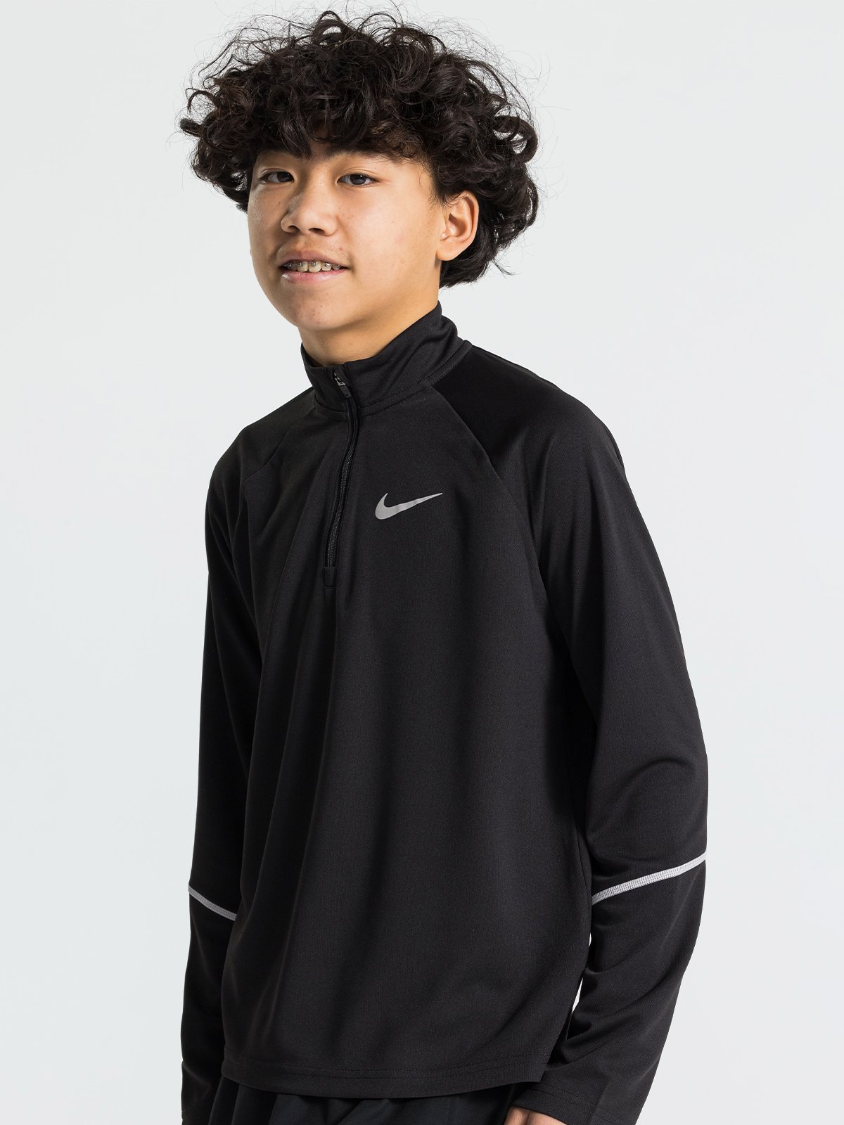 Nike Miler 1/4 Zip Black
