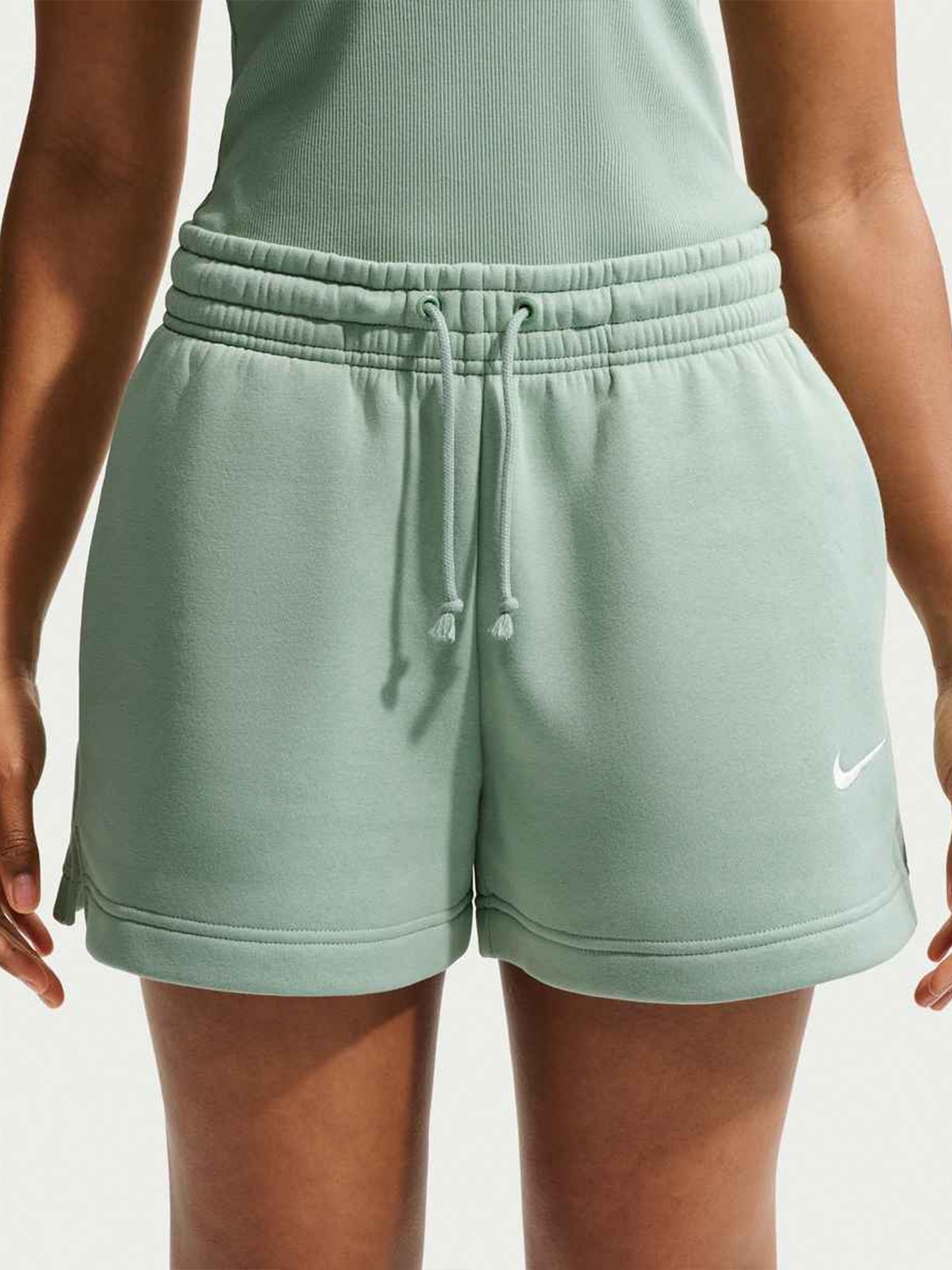 Nike Pheonix Fleece Mid-Rise Shorts Steam / Sail