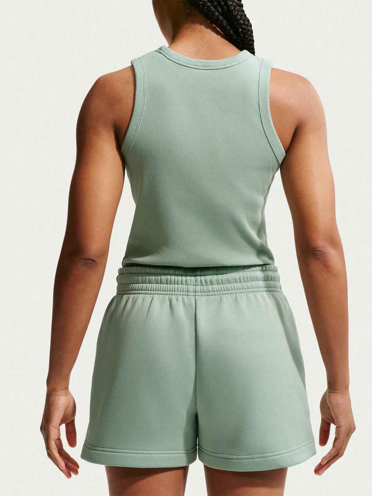 Nike Pheonix Fleece Mid-Rise Shorts Steam / Sail