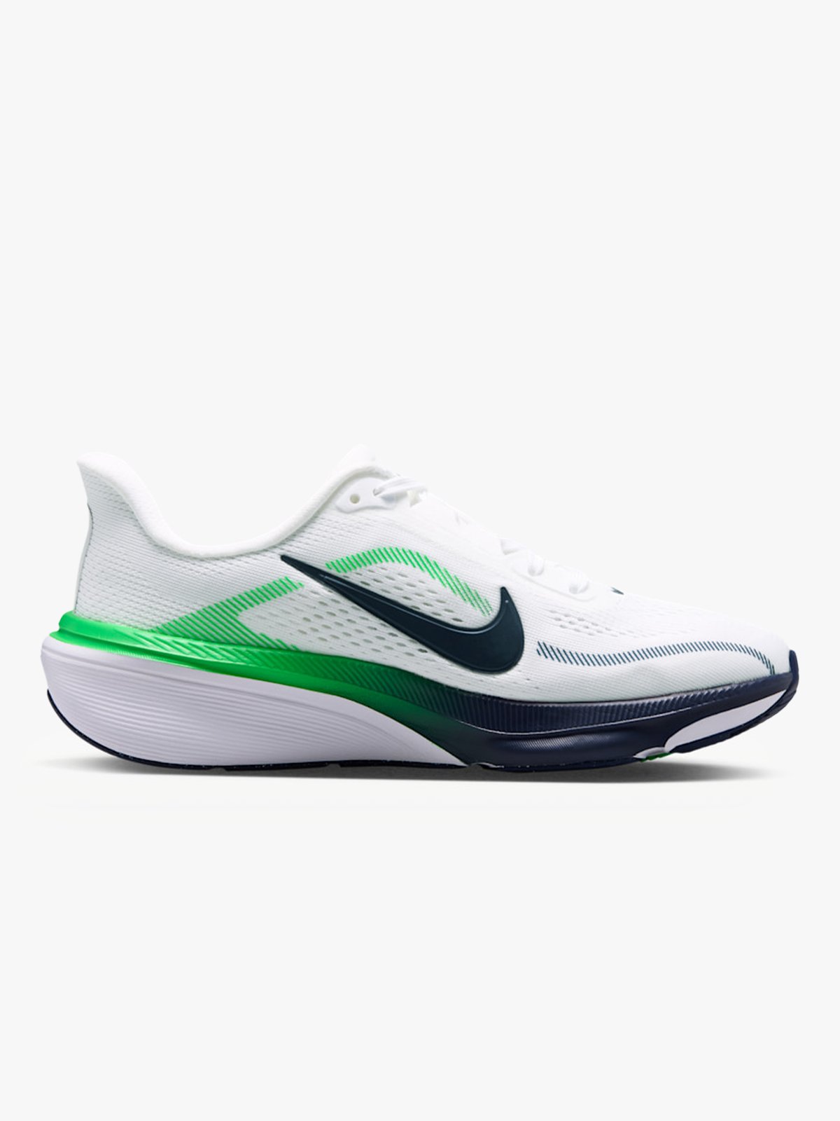 Nike Pegasus 42 Hvit / Green Spark / Midnight Navy