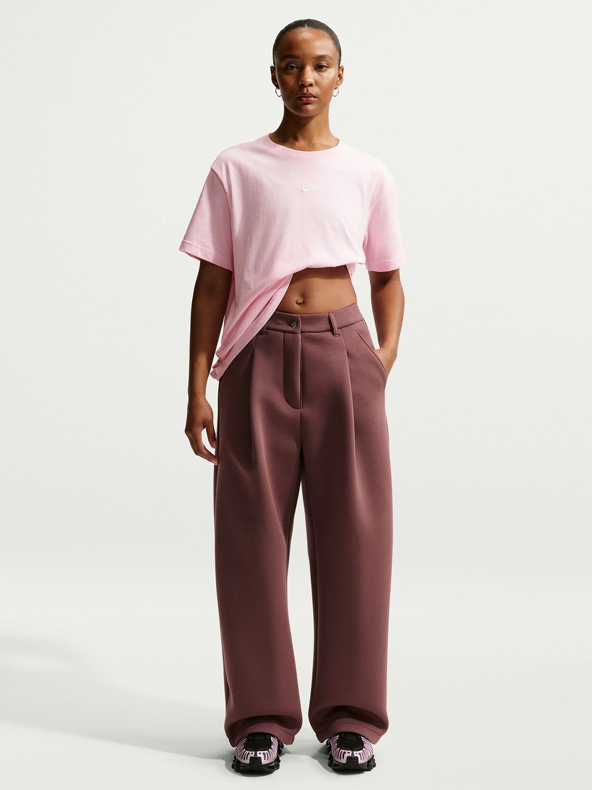 Nike Sportswear Classic Short Sleeve Tee Pink Foam