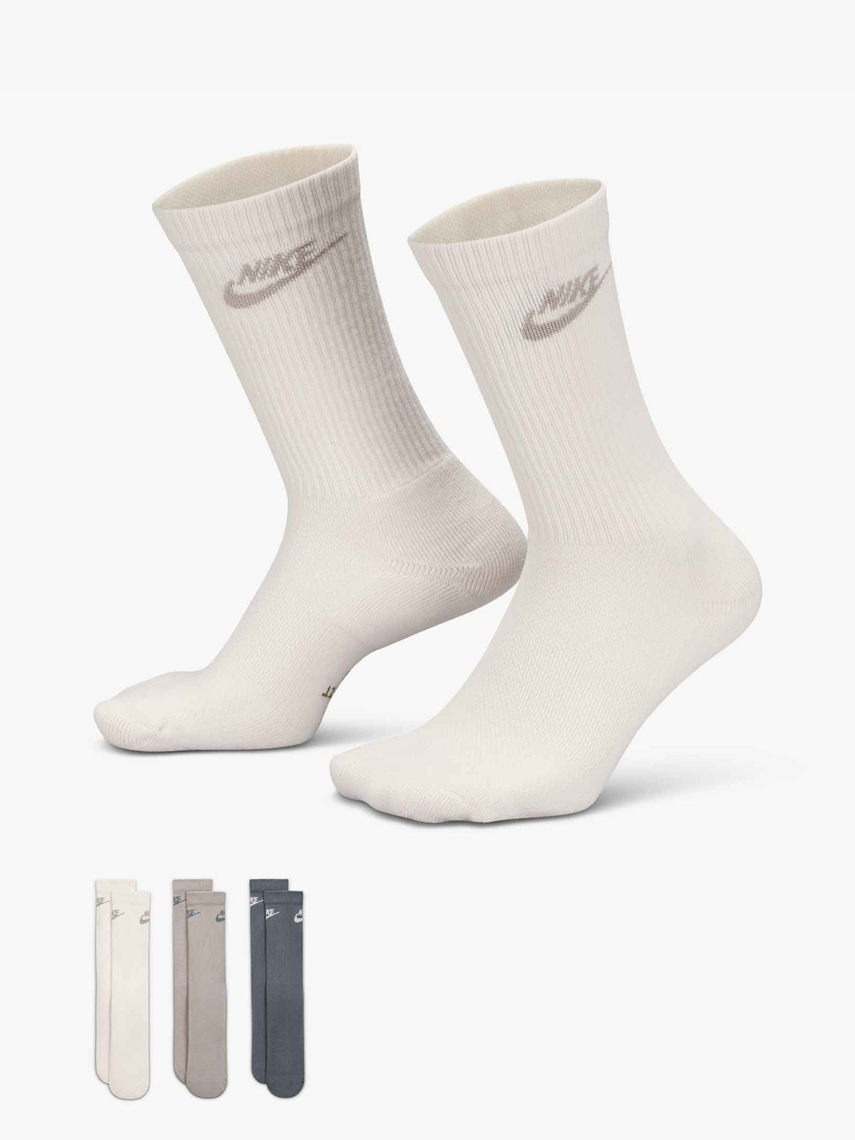 Nike Everyday Elevated Crew Socks 3-pack Flerfarget
