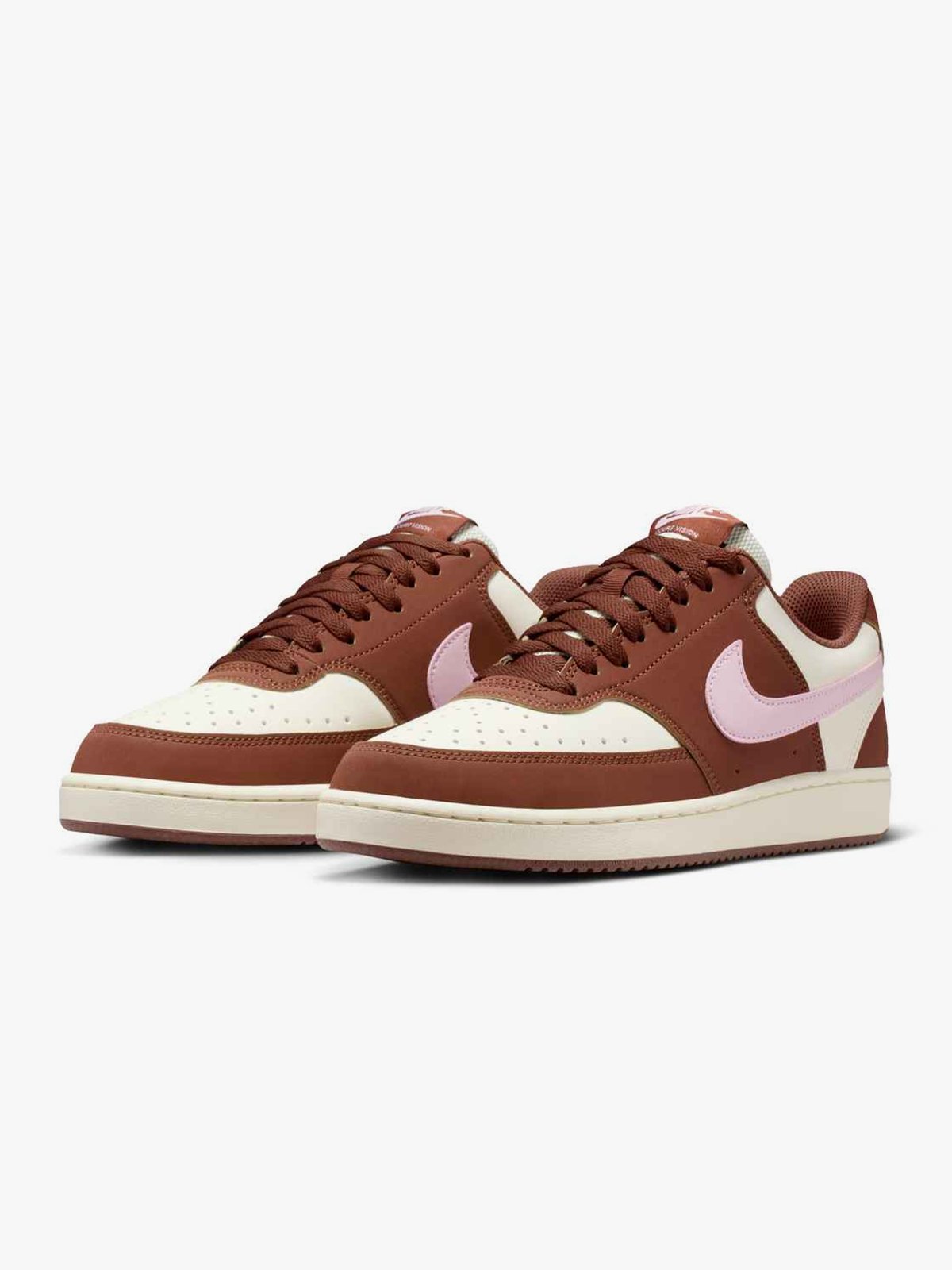 Nike Court Vision Low Soft Pearl / Pink Foam-Fauna Brown